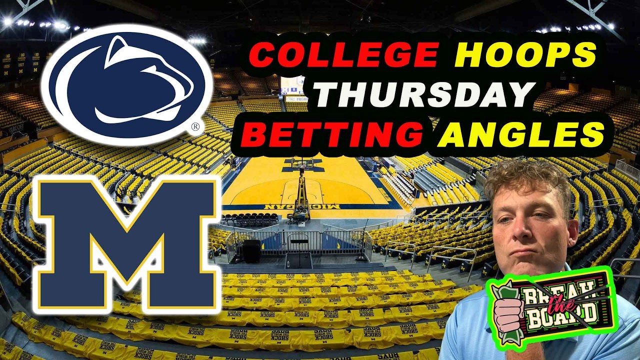 #2 Michigan in Action | Thursday College Basketball Best Bets