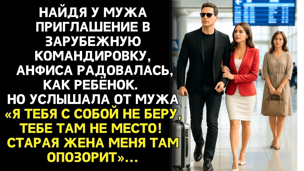 Она молча отпустила мужа с любовницей заграницу, но по возвращению его ждал большой сюрприз...