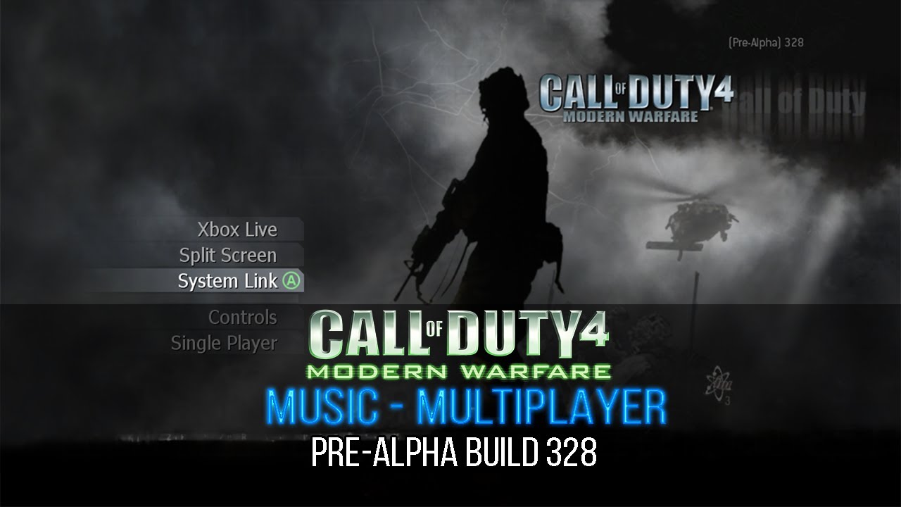 CoD4 MW (2007): Pre Alpha Build 328 : Music PART 2 - Multiplayer