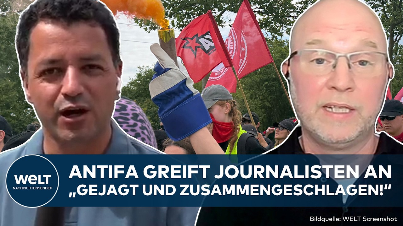 ERFURT: Antifa-Angriff! Reporter bei Parteitag der AfD 