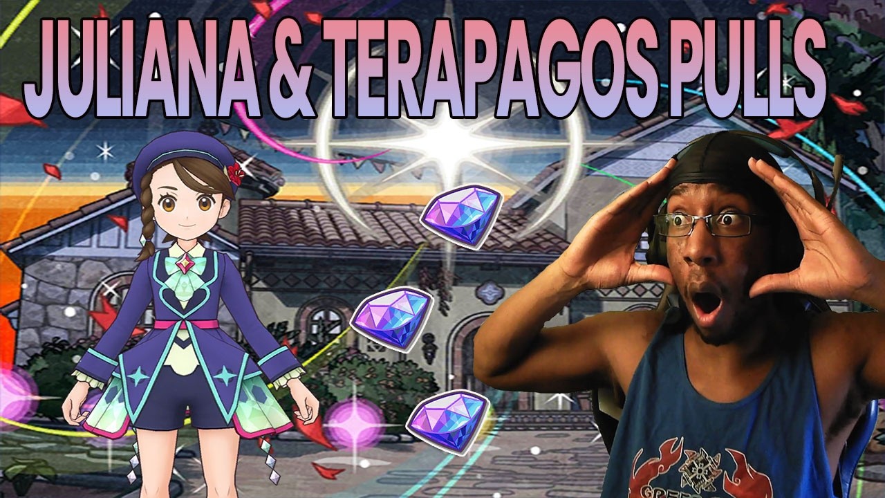 Juliana & Terapagos pulls  ¦ Pokémon Masters EX Pull Session