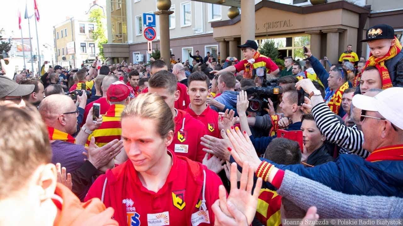Wyjazd piłkarzy Jagiellonii na finał Pucharu Polski