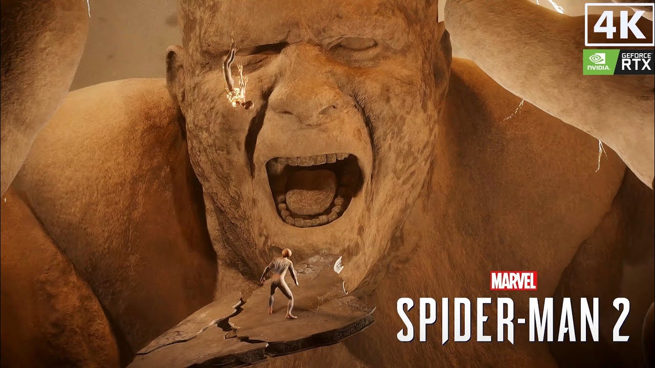 Marvel's Spiderman 2 | Sandman - Boss fight | Full 4k Gameplay
