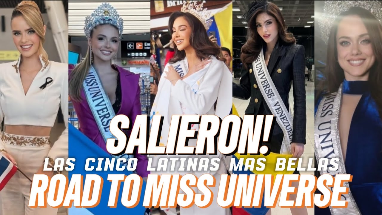 Así salieron cinco de las latinas más bellas rumbo a Miss Universo En Tailandia 