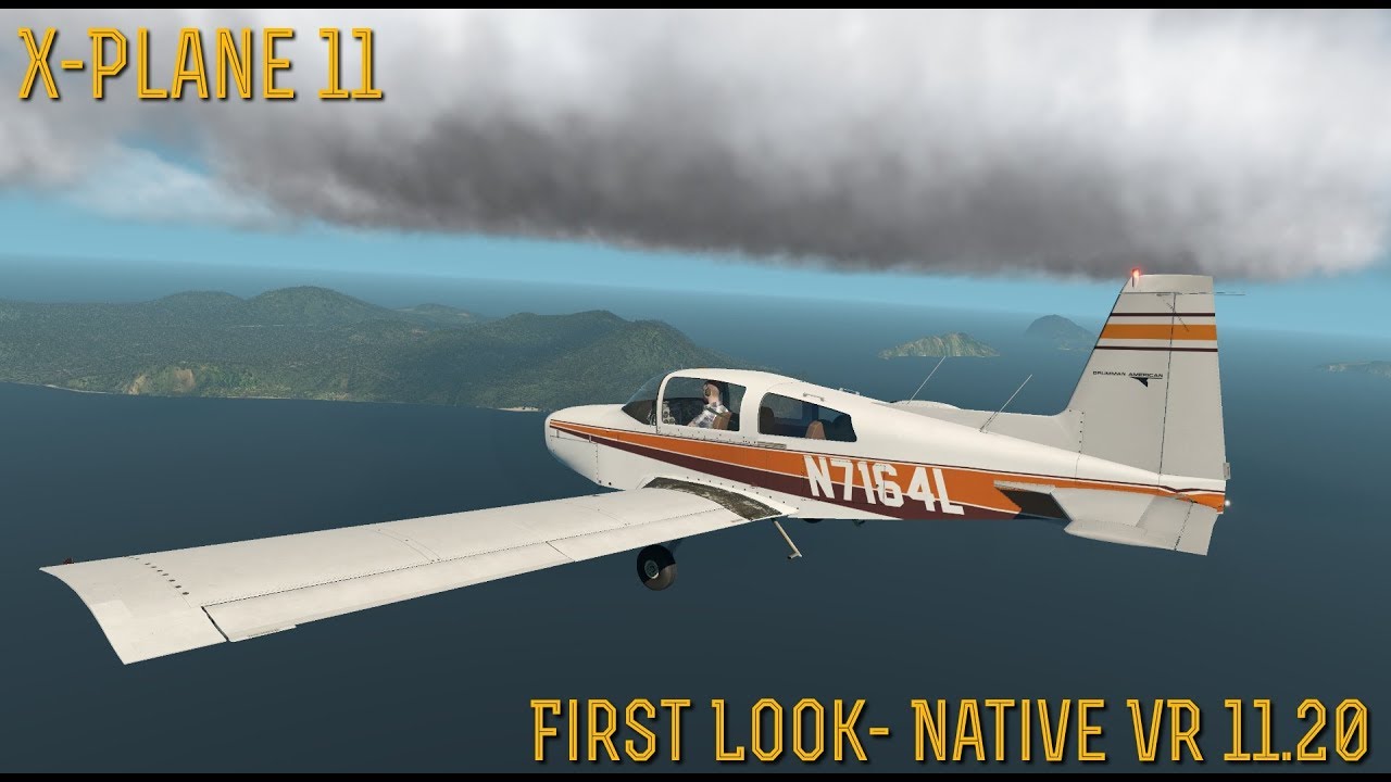 [X-Plane 11] **SPECIAL** First Look at Native VR 11.20
