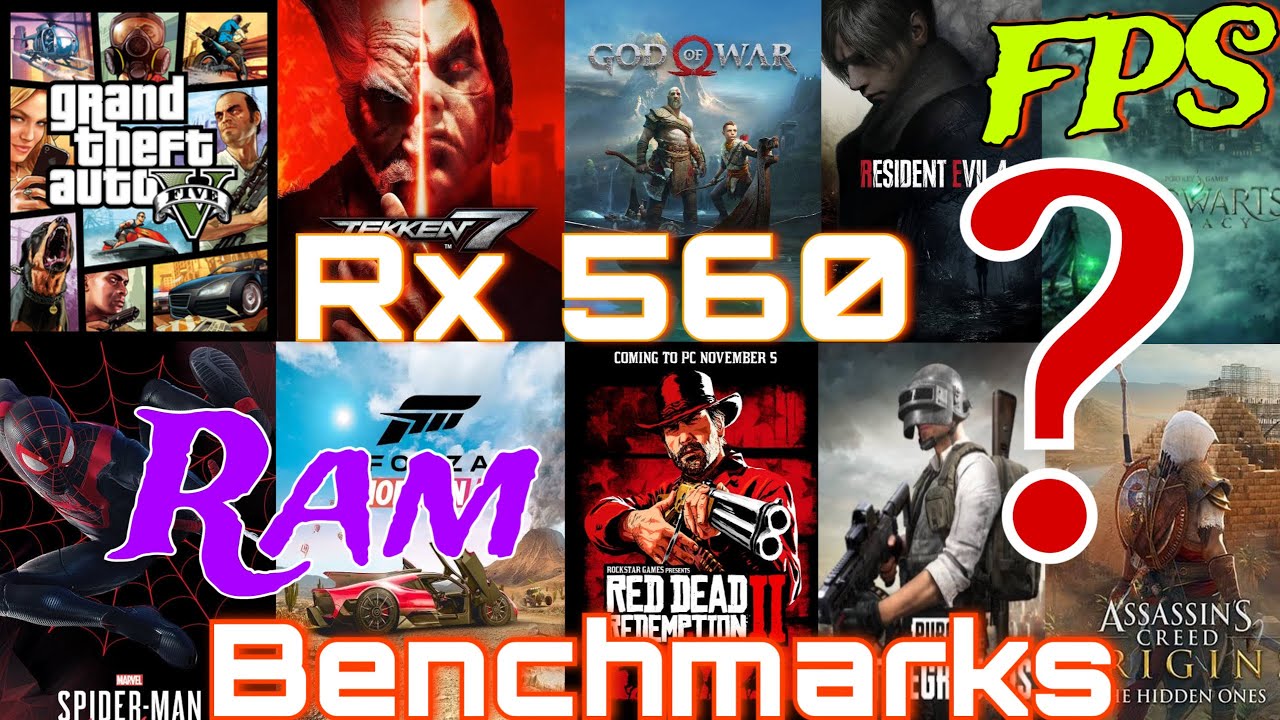 Rx 560 4gb sapphire | Test top 10 Games | Core i5 4th gen | 16gb ram  | 30 Bore Yt