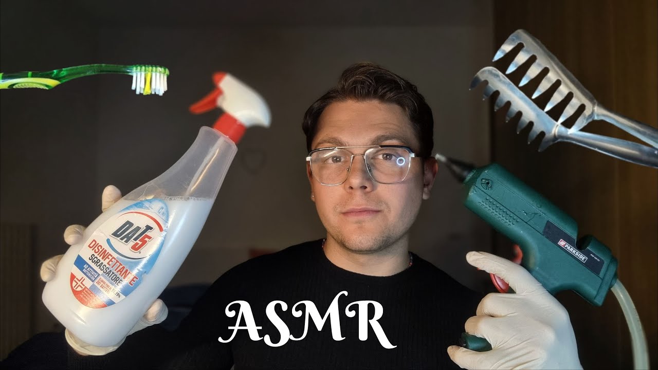 ASMR Trattamento delle ferite con strumenti sbagliati 😊 | ASMR ROLEPLAY ITA