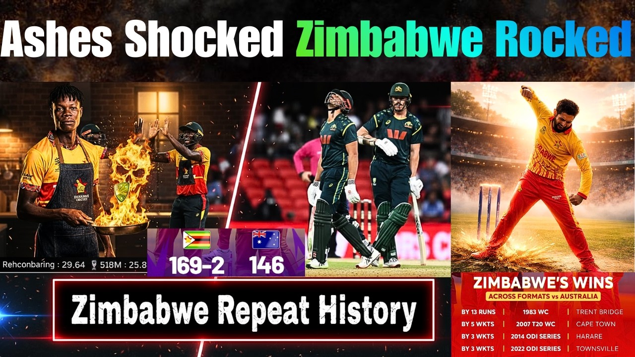 Australia Never Win vs Zimbabwe in ICC Events | Zimbabwe vs Australia 19th Match T20 World Cup 2026