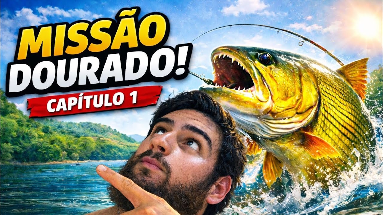 MISSÃO DOURADO: Quando a pescaria surpreende | Capítulo 1 🎣