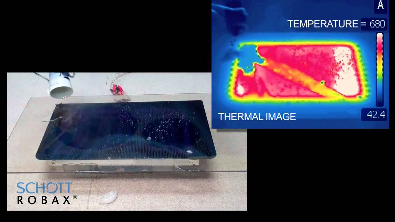 SCHOTT ROBAX® vs. Tempered Glass: Thermal Shock