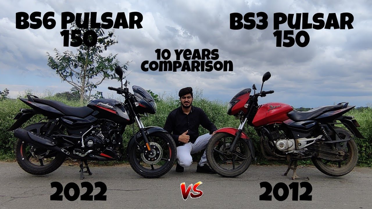 BS6 Pulsar 150 2022 года против BS3 Pulsar 150 2012 года | Изменения за 10 лет | Характеристики |...