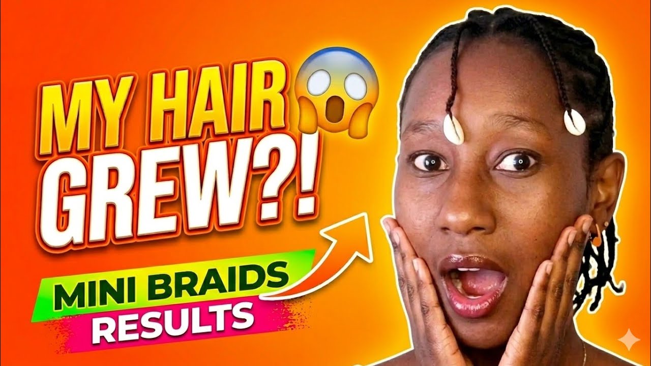 MINI BRAIDS for 4C Hair GROWTH | EASY Protective Style for RETENTION