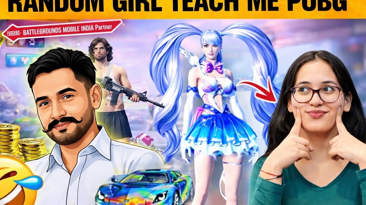 Random CUTE & INNOCENT Girl 🥰 Teach Me How To Play BGMI 😳 | THOR GAMING NOOB PRANK 😂