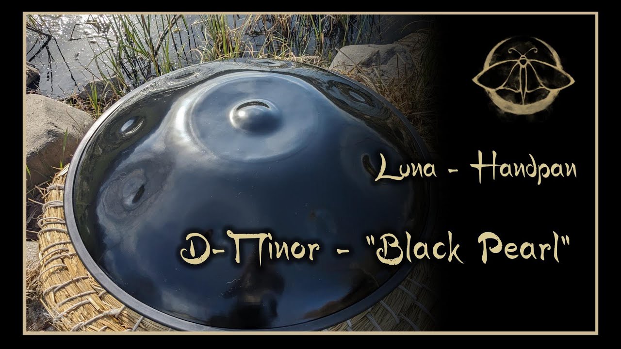LUNA Handpan - D-Minor - Black Pearl