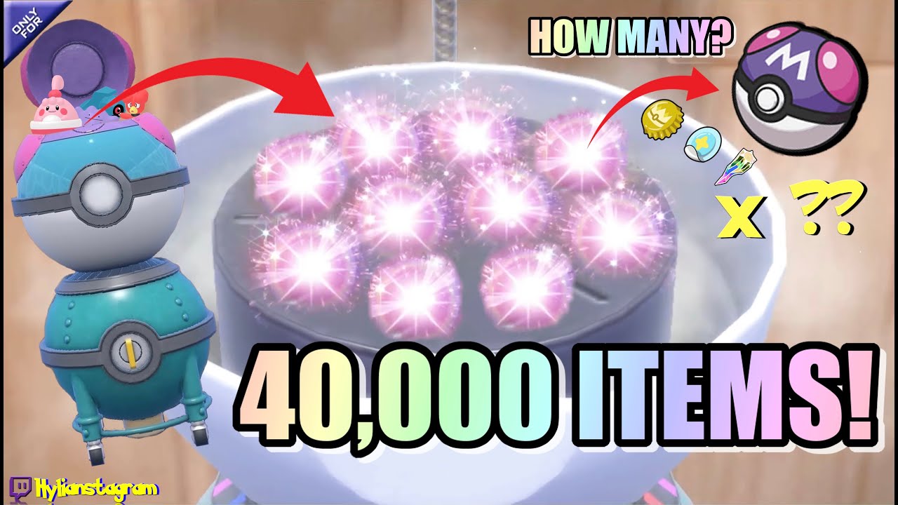 I Spun The Item Printer 1,000 Times In Pokémon Scarlet! This Is What You Can Get!