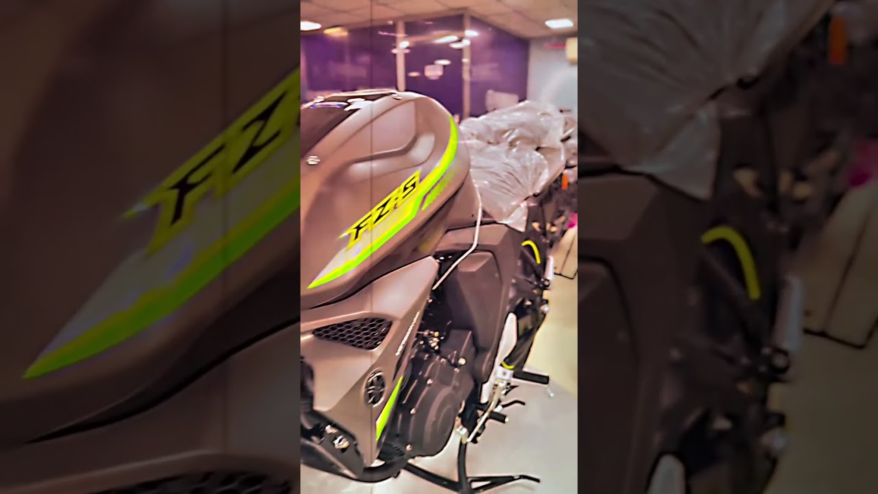 Yamaha FZS V2 New Colour 😍 #bike #yamaha #rider #automobile