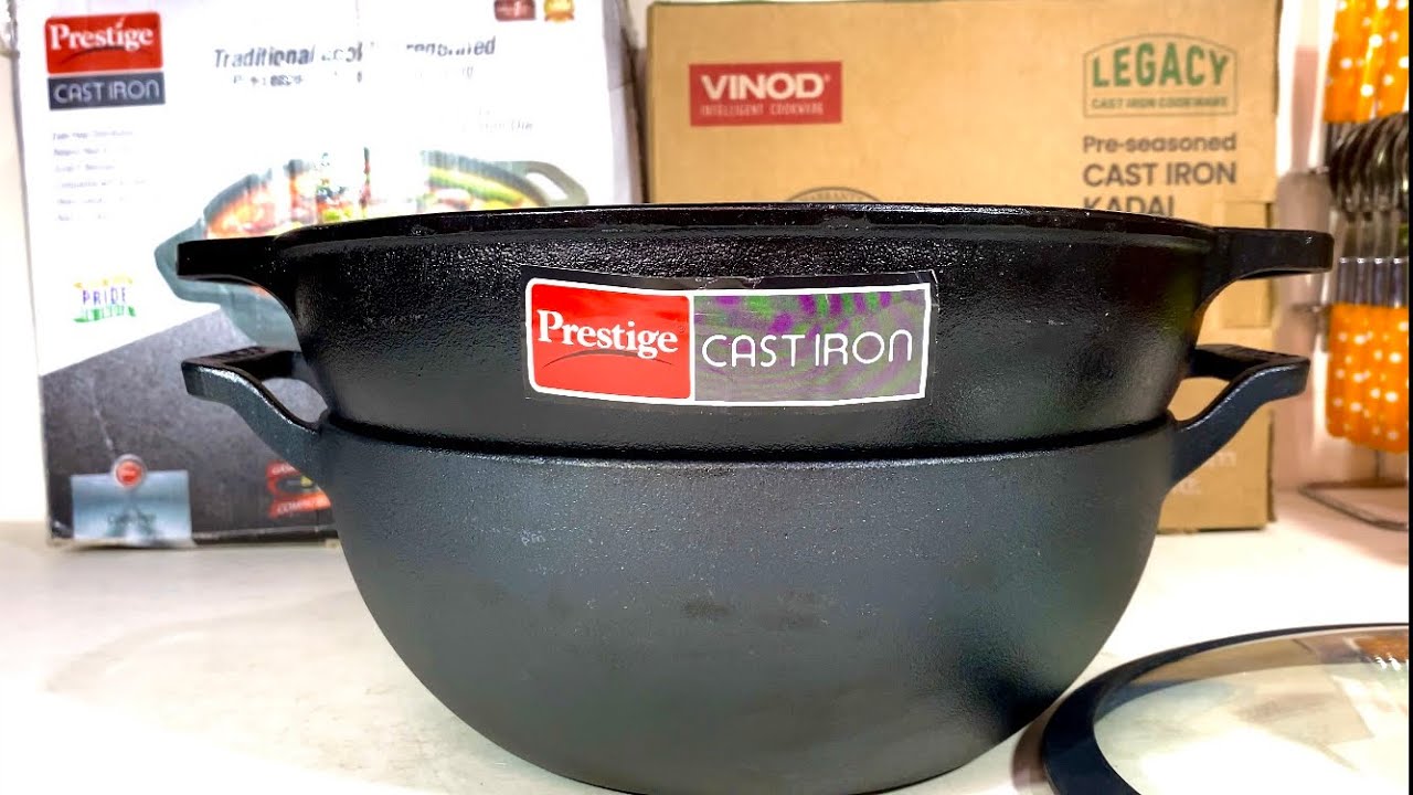 Prestige Cast Iron Vs Vinod Cast Iron Kadai | High Quality Cast Iron | Healthy cookware | Cast Iron