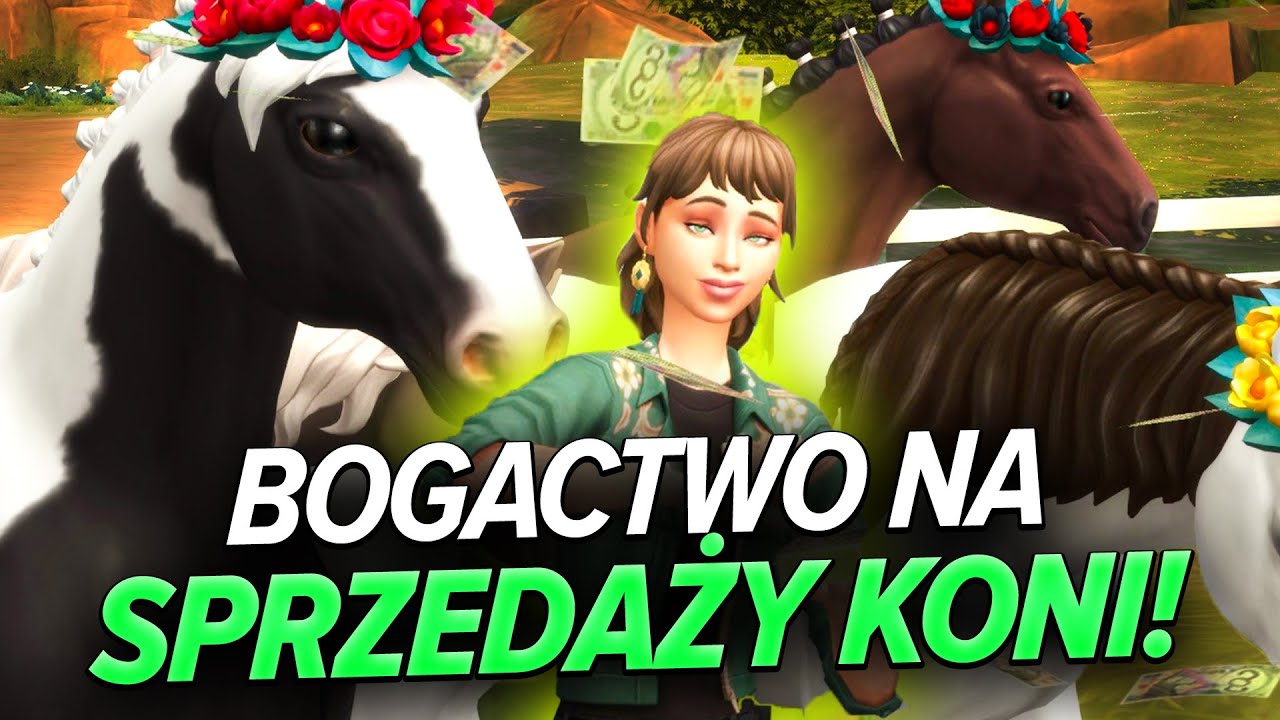 Od 0 do MILIONERA sprzedając konie w Simsach!