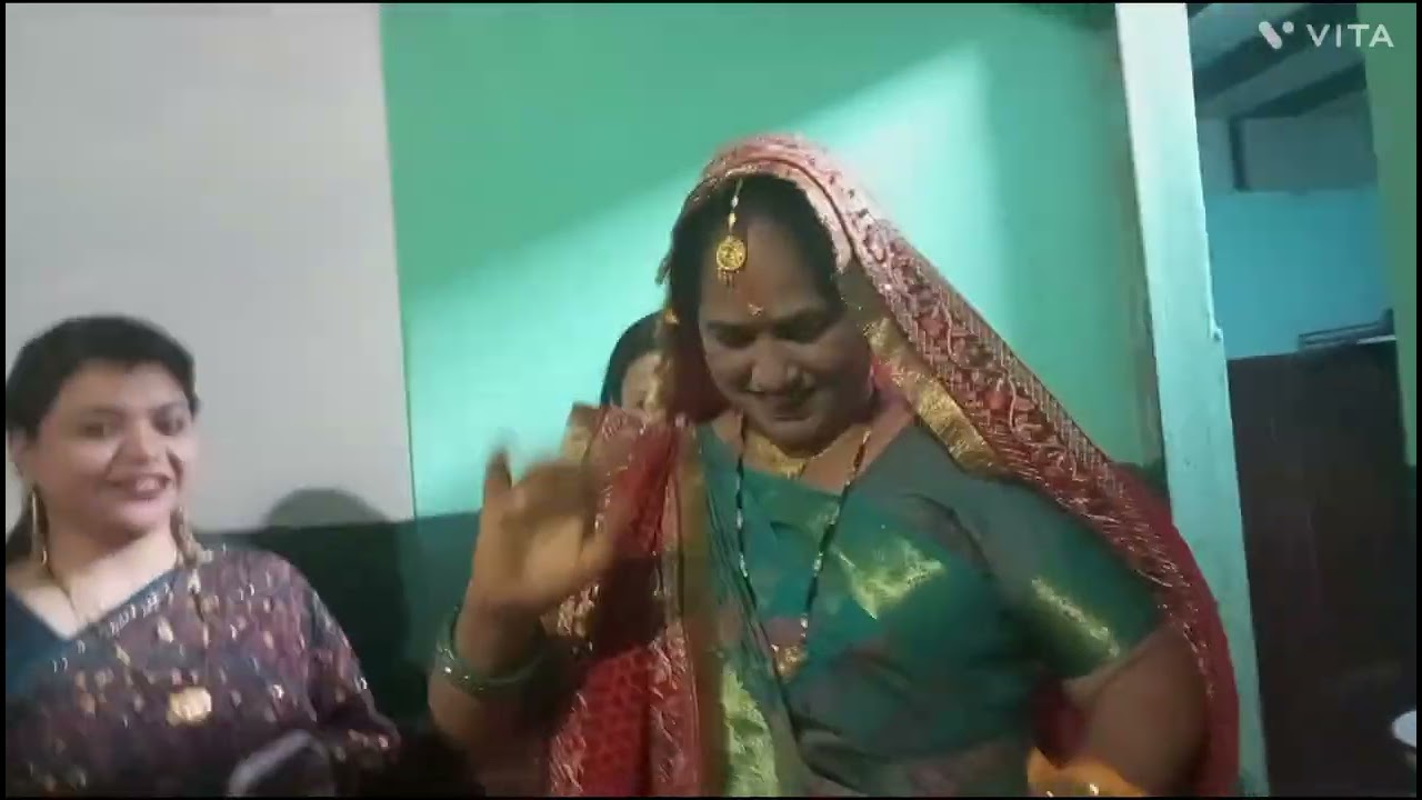 भान्जे की# हल्दी समारोह में🎊👏