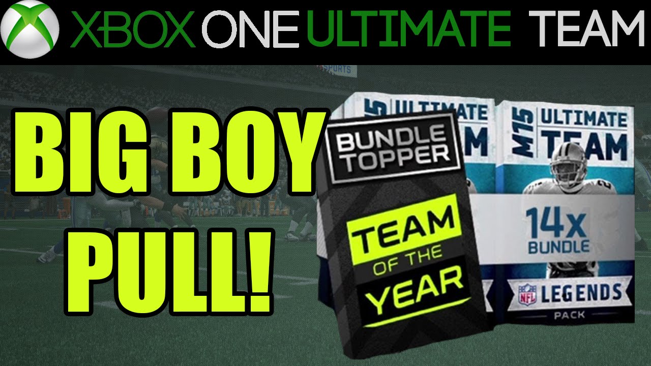 BIG BOY LEGEND PULL!! - Madden 15 Ultimate Team Pack Opening: Legend Packs & TOTY Content