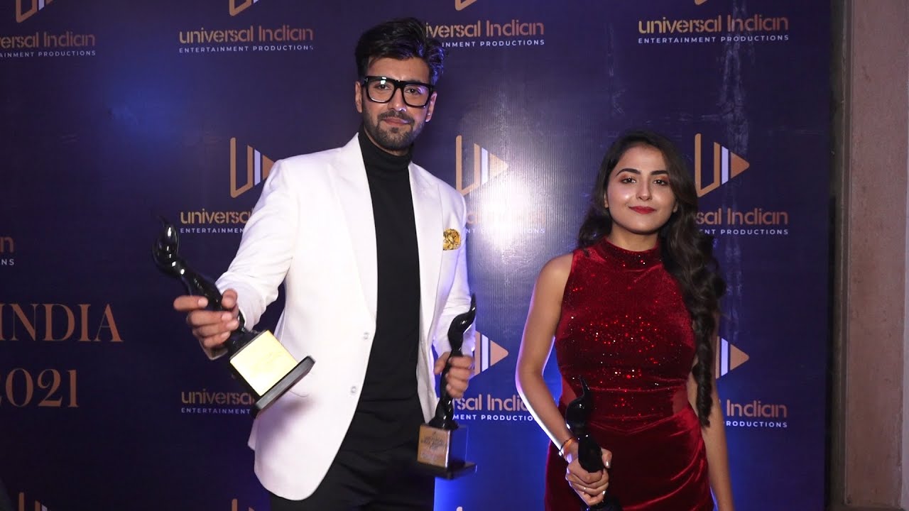 Karanvir Sharma And Debattama Saha EXCLUSIVE INTERVIEW After Getting UNIVERSAL INDIA AWARD 2021✌💖💃😍🤩