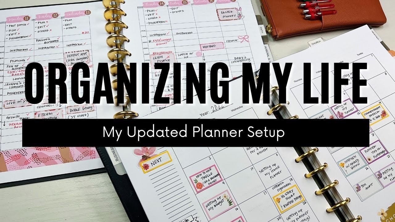 Organizing My Life: My Current Planner Setup