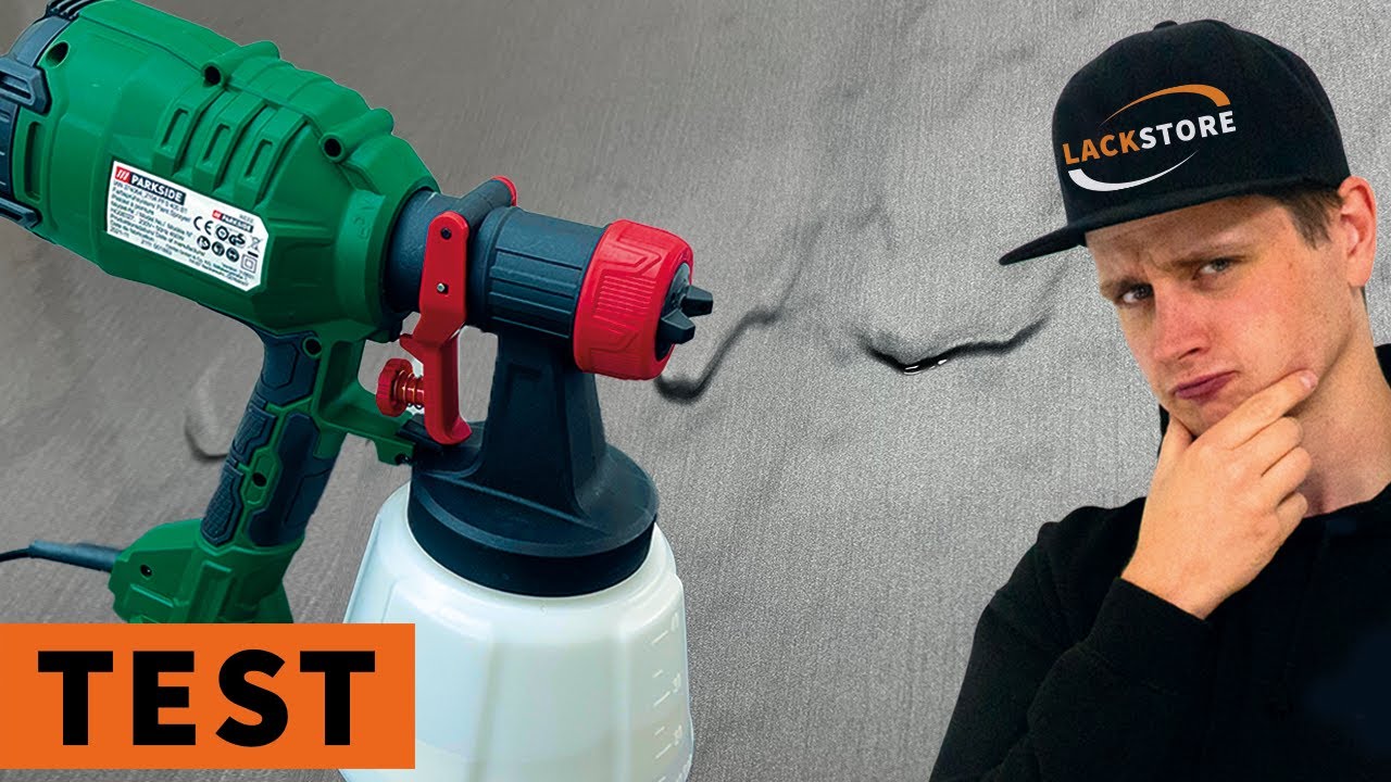 GEHT DAS ??? Elektrische Lackierpistole mit Autolack getestet … | LACKSTORE