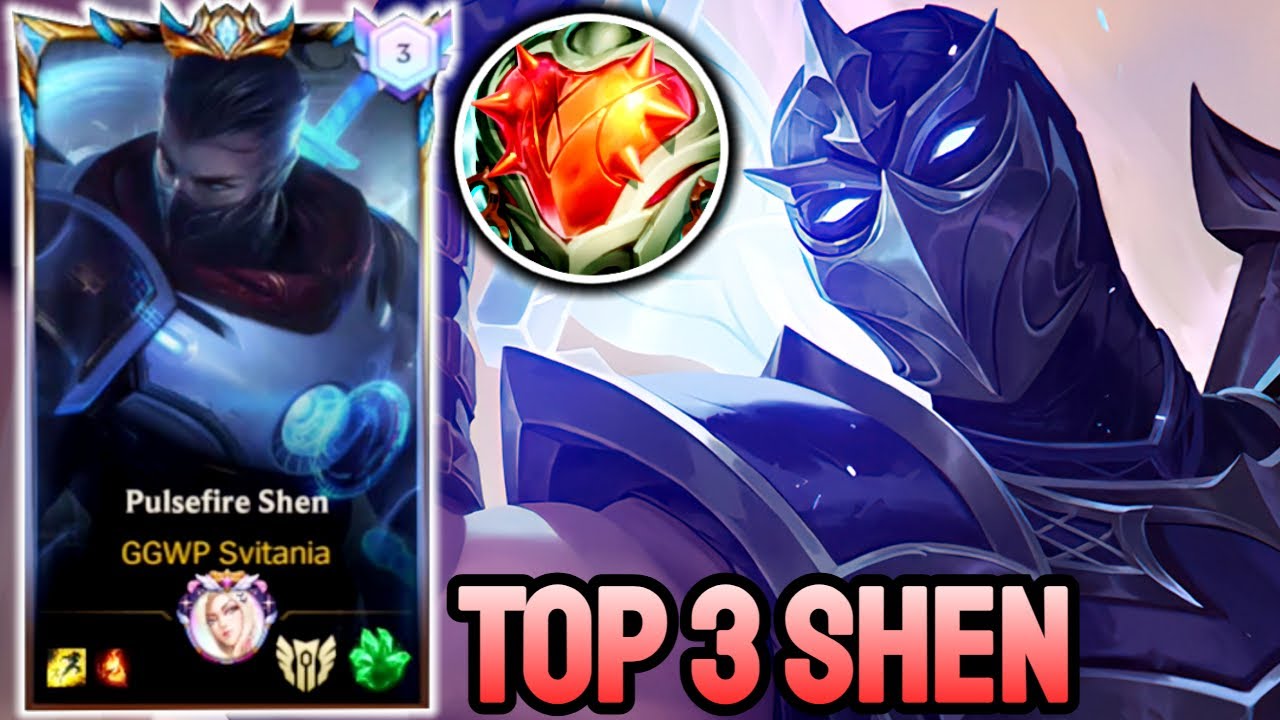 WILD RIFT SHEN - TOP 3 SHEN GAMEPLAY - CHALLENGER RANKED