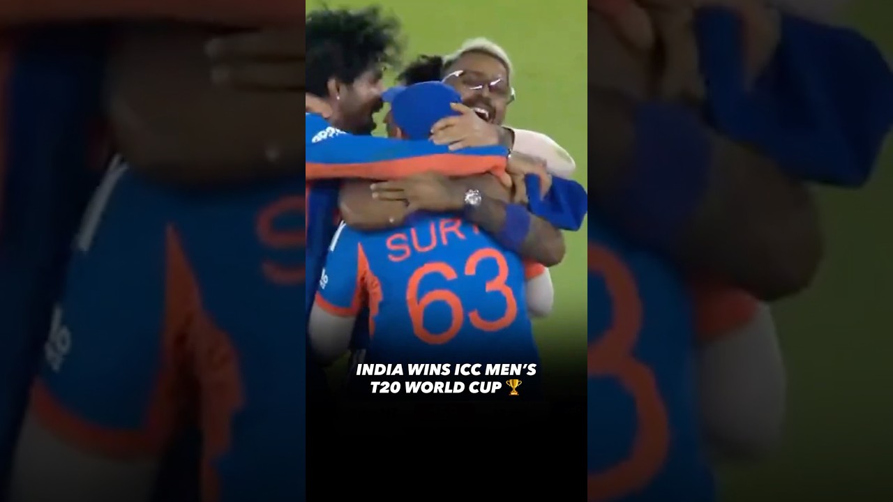 Winning moment of T20 World Cup! INDIA WINS 🏆