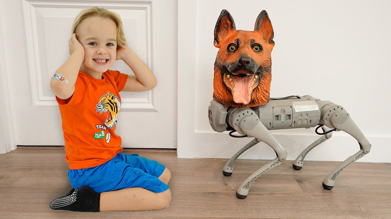 Chris muốn c&oacute; một con th&uacute; cưng v&agrave; chơi với ch&uacute; ch&oacute; robot