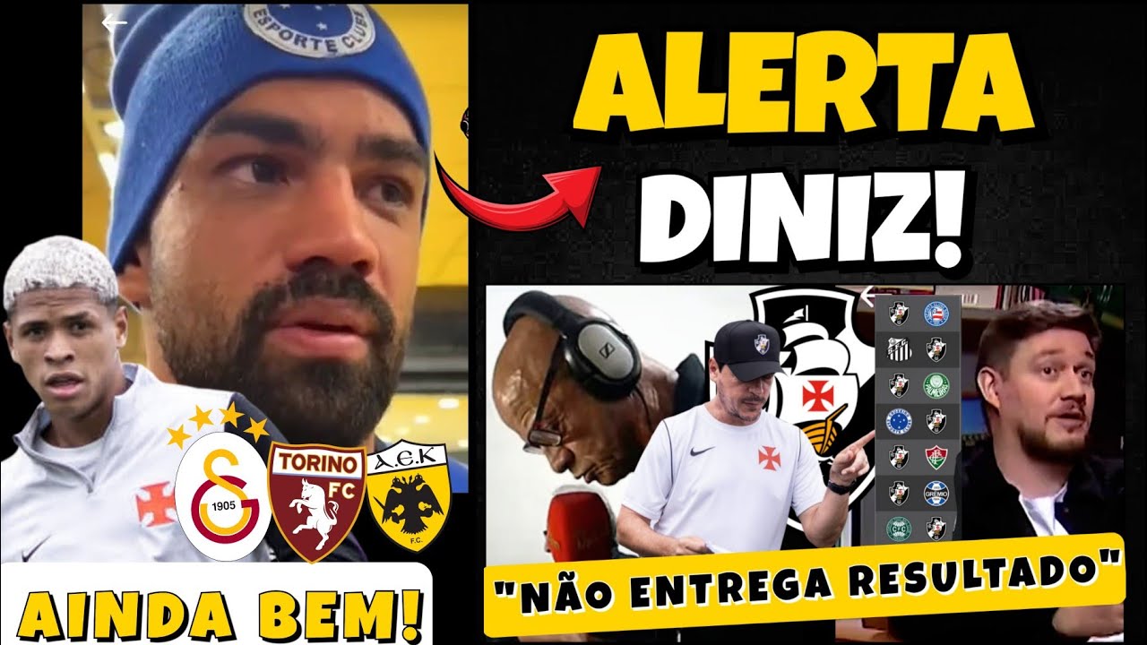 DESABAFO DE FABRÍCIO BRUNO TEM A VER COM DINIZ | VASCO RECUSA PROPOSTAS POR BARROS | OLHA, NARRADOR!