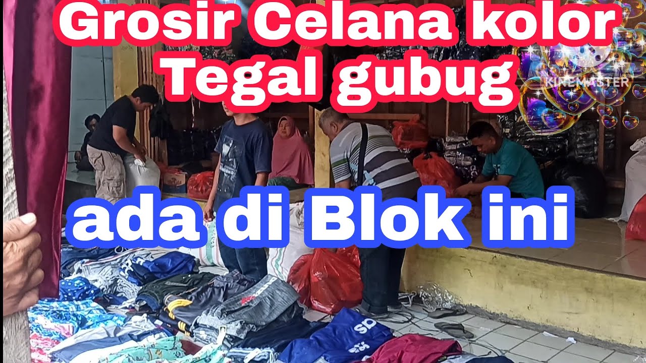PUSAT GROSIR CELANA KOLOR TEGAL GUBUG
