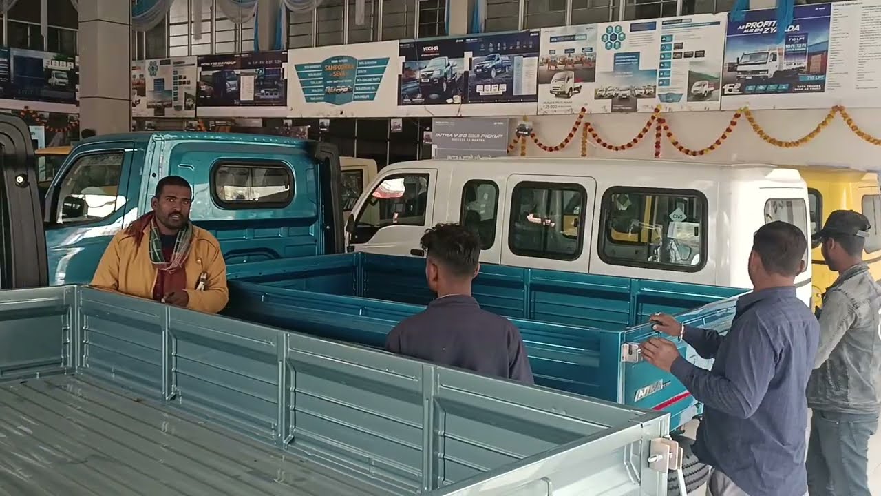 भाई साहब ने गाड़ी का डाला नाप दिया #chotusyadav Tata Intra V30 & V50 Dala Size #tataacepro2025 Tata 