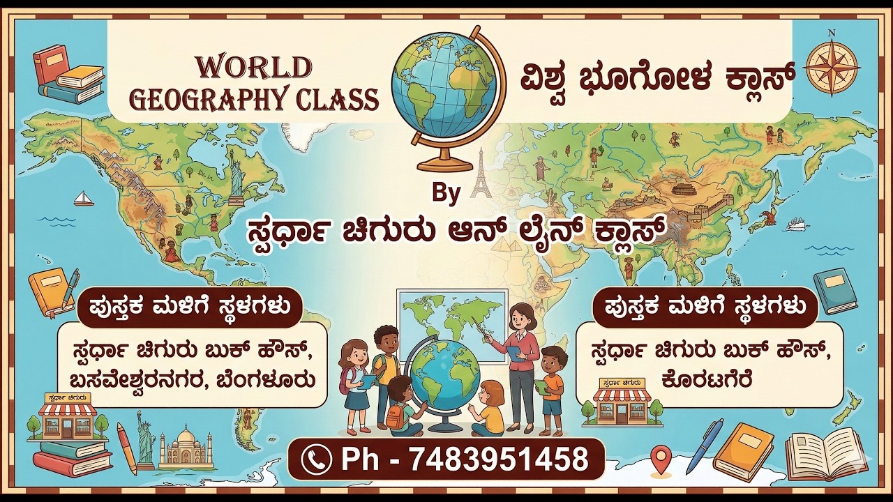 ವಿಶ್ವ ಭೂಗೋಳ World Geography Class