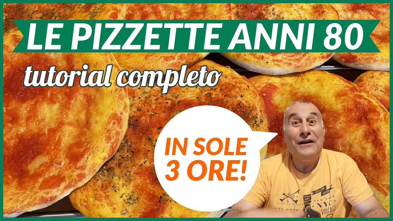 Le pizzette anni '80 - in 3 ore! Buonissime!