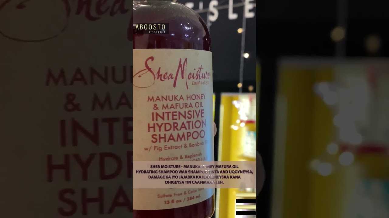 SHEA MOISTURE - Manuka honey mafura oil hydrating shampoo | Aboosto | It's Legit