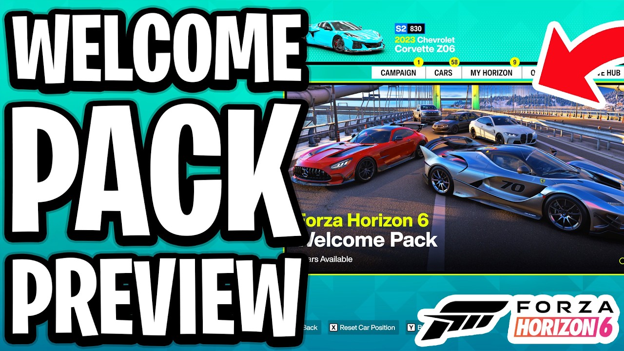 Welcome Pack Preview In Forza Horizon 6 - Full Guide