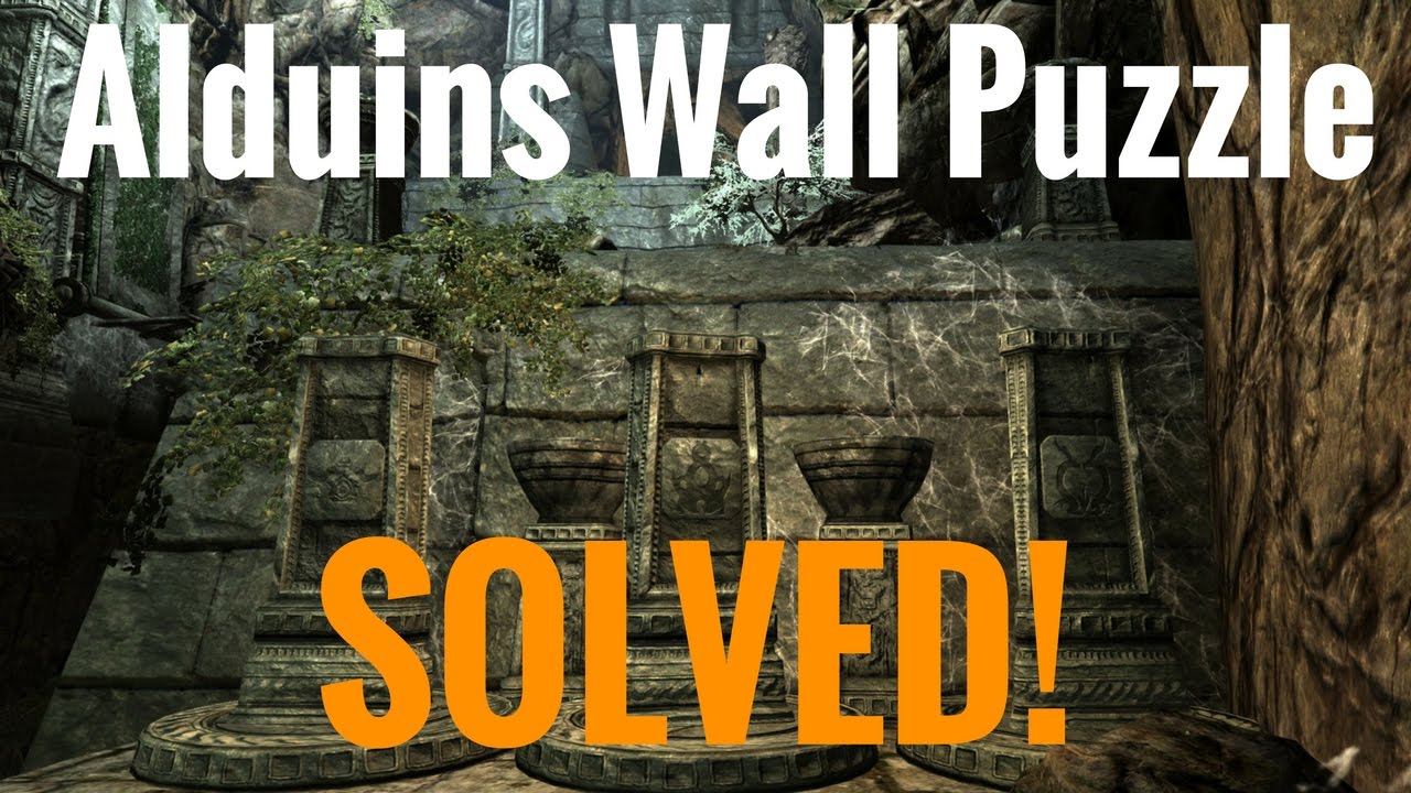 Skyrim REMASTERED - Alduins Wall PUZZLE