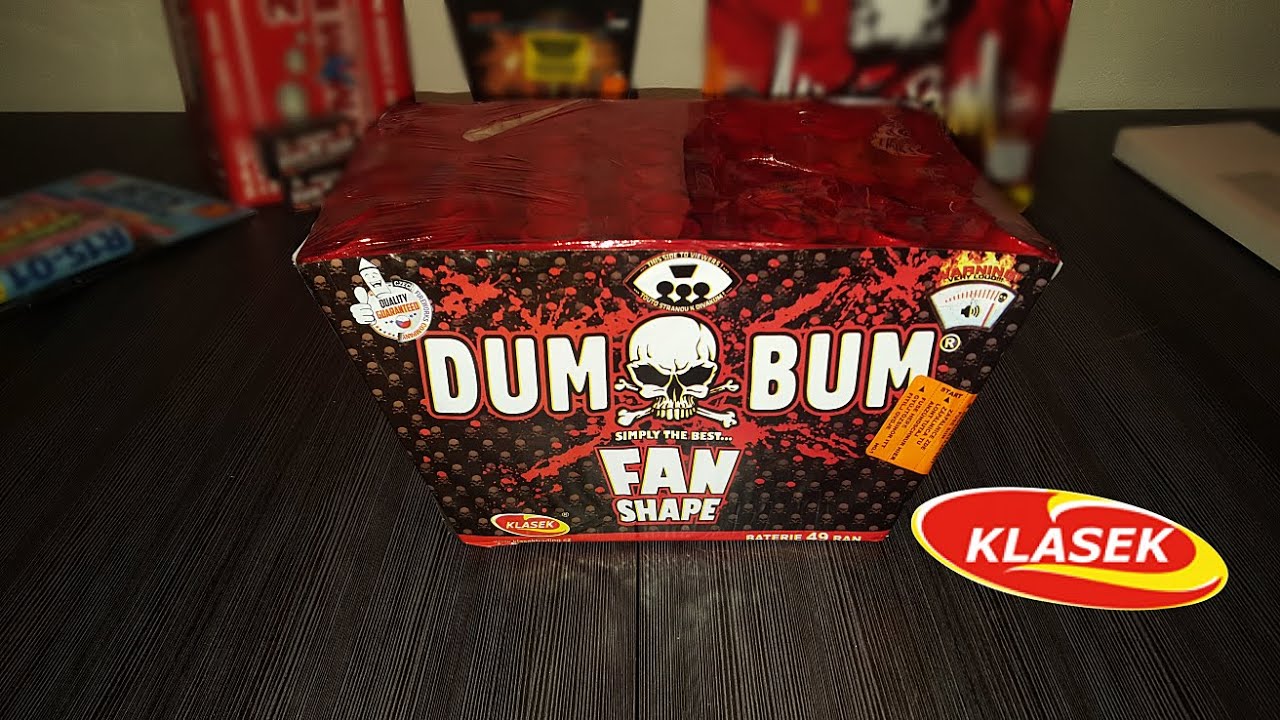 Klasek Dum Bum Fan Shape | F3 | delovarana fireworks