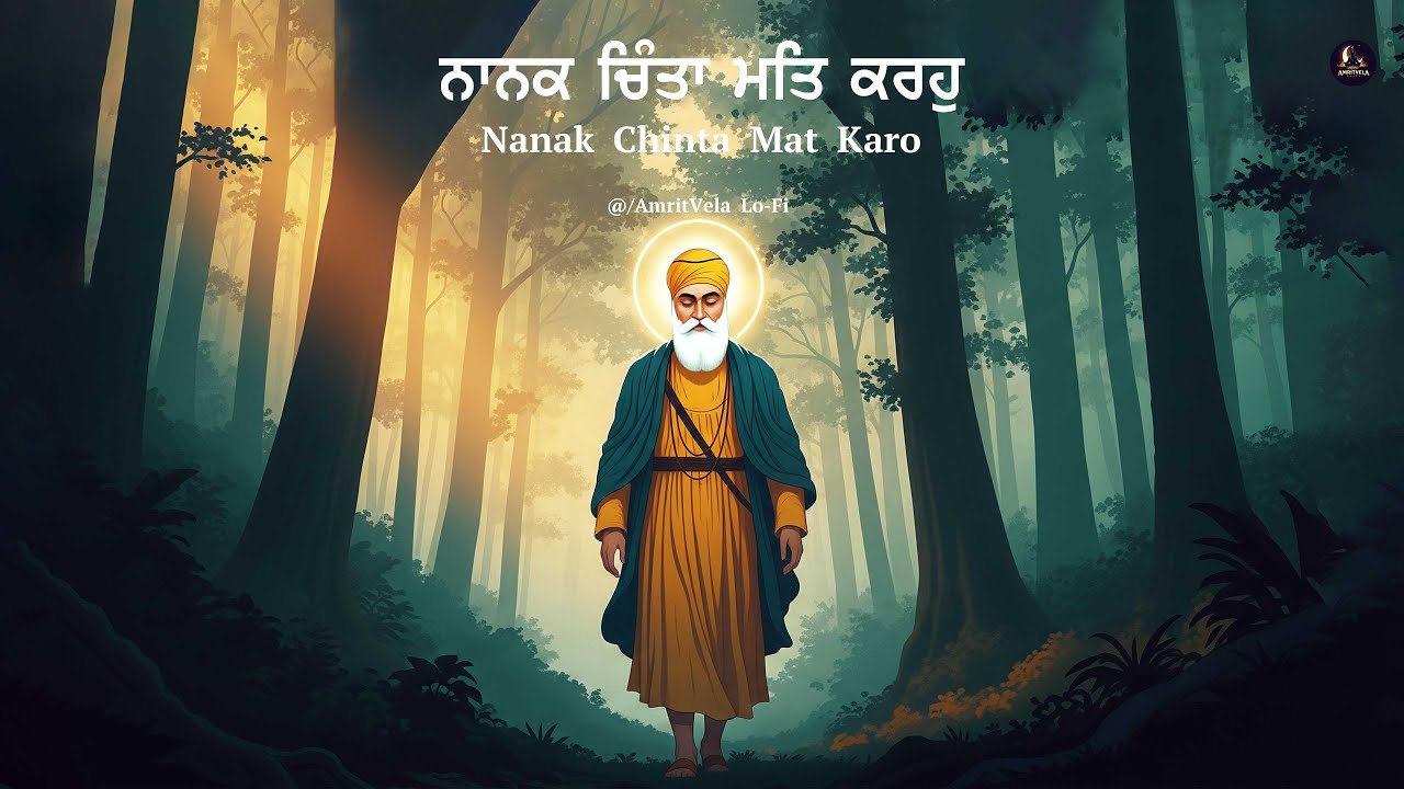 Nanak Chinta Mat Karo 🙏 | Gurbani Shabad | AmritVela Lo-fi