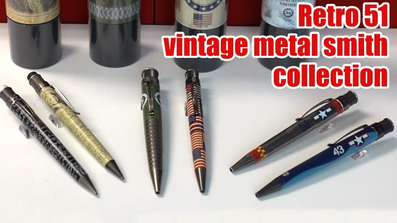 Retro 51 Vintage Metal Smith Collection  Pens.