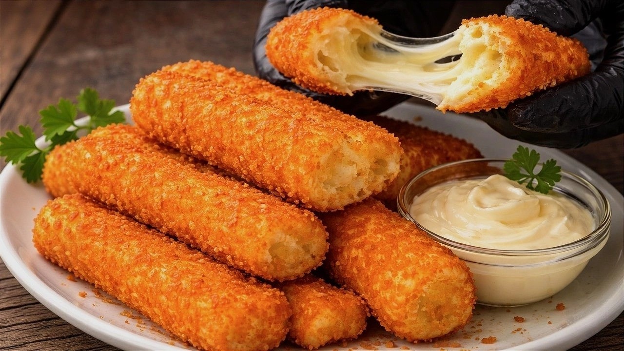 Beste knusprige Potato Croquettes - So einfach und lecker Snack Rezept besser als Pommes! In 12 Min