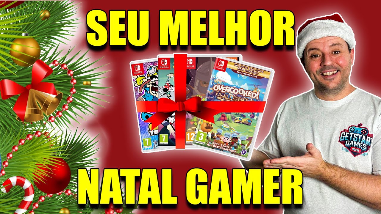 Esse Jogos de Switch VÃO SALVAR o Seu Natal em Família (+ Bônus)