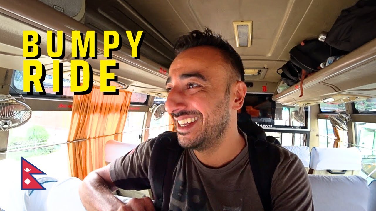 $7 Local Bus From Kathmandu to Pokhara 🇳🇵