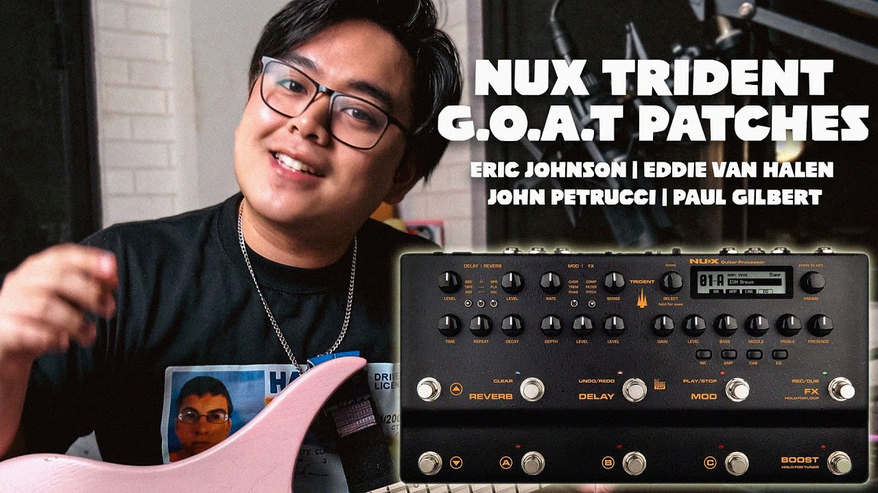 NUX Trident - Greatest Guitarists of All Time | Free Patches - Joko's GOAT Presets Pack