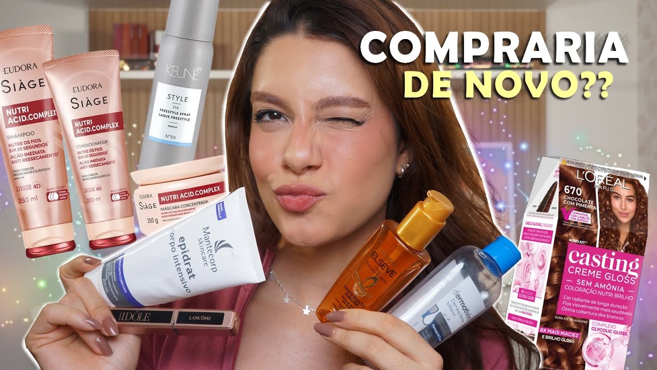 ACABADOS DE OUTUBRO: O que NÃO vale a pena COMPRAR DE NOVO?? #MakeTodoDia 