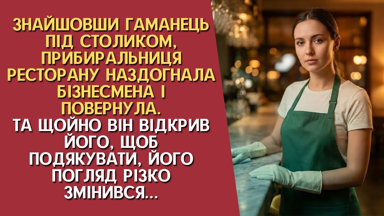 Вона просто хотіла повернути забуте портмоне гостю, але коли він дістав гроші, то відсахнувся...