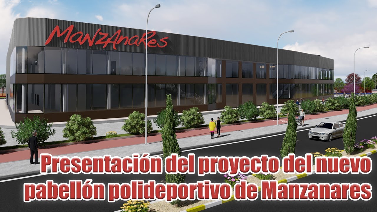 Presentación del proyecto del nuevo pabellón polideportivo de Manzanares