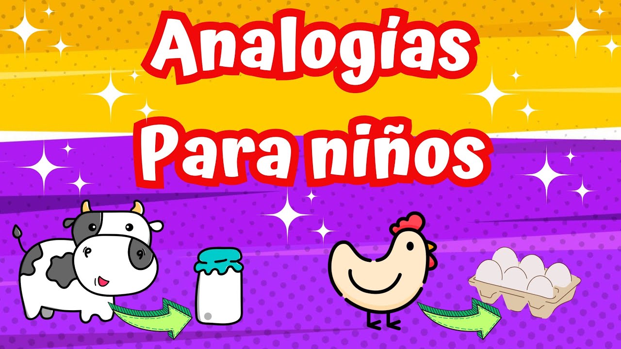 Analogías verbales | Video educativo para niños [Relacionar conceptos]