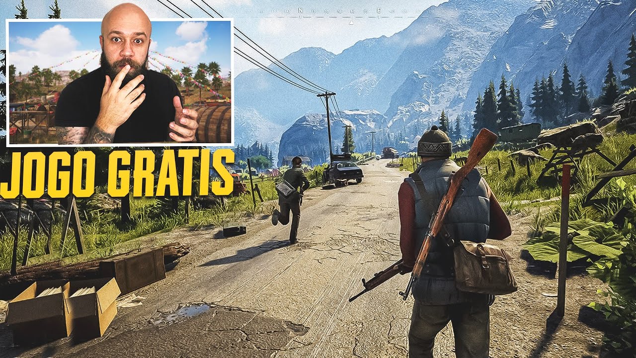 SAIU! NOVO JOGO GRATIS MISTURA PUBG TARKOV e DAYZ - VIGOR PC